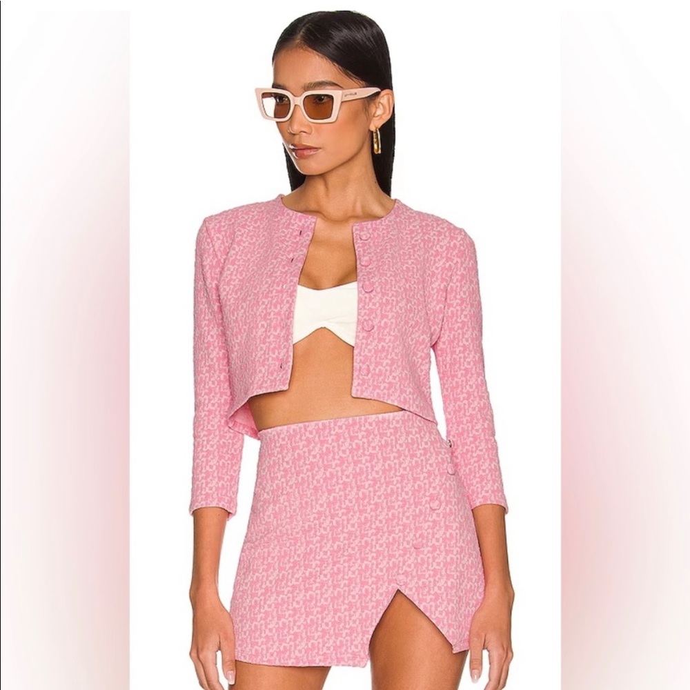 NWT Devon Windsor Sasha Jacket in Bubble Gum